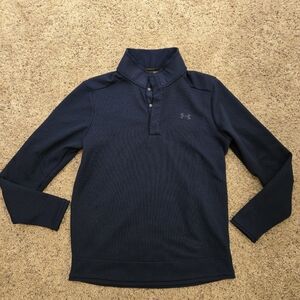 Under Armour Golf Men's Pullover Sweater Size Medium Navy Blue